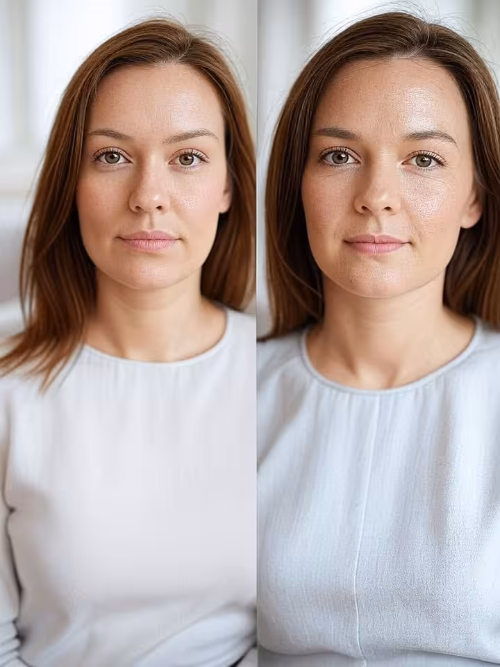Helyes és helytelen fotószerkesztés összehasonlítása
